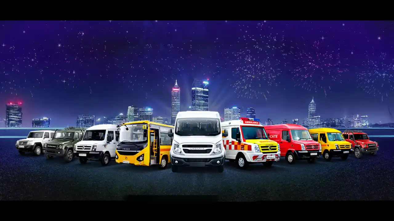 Force Motors vehicle range