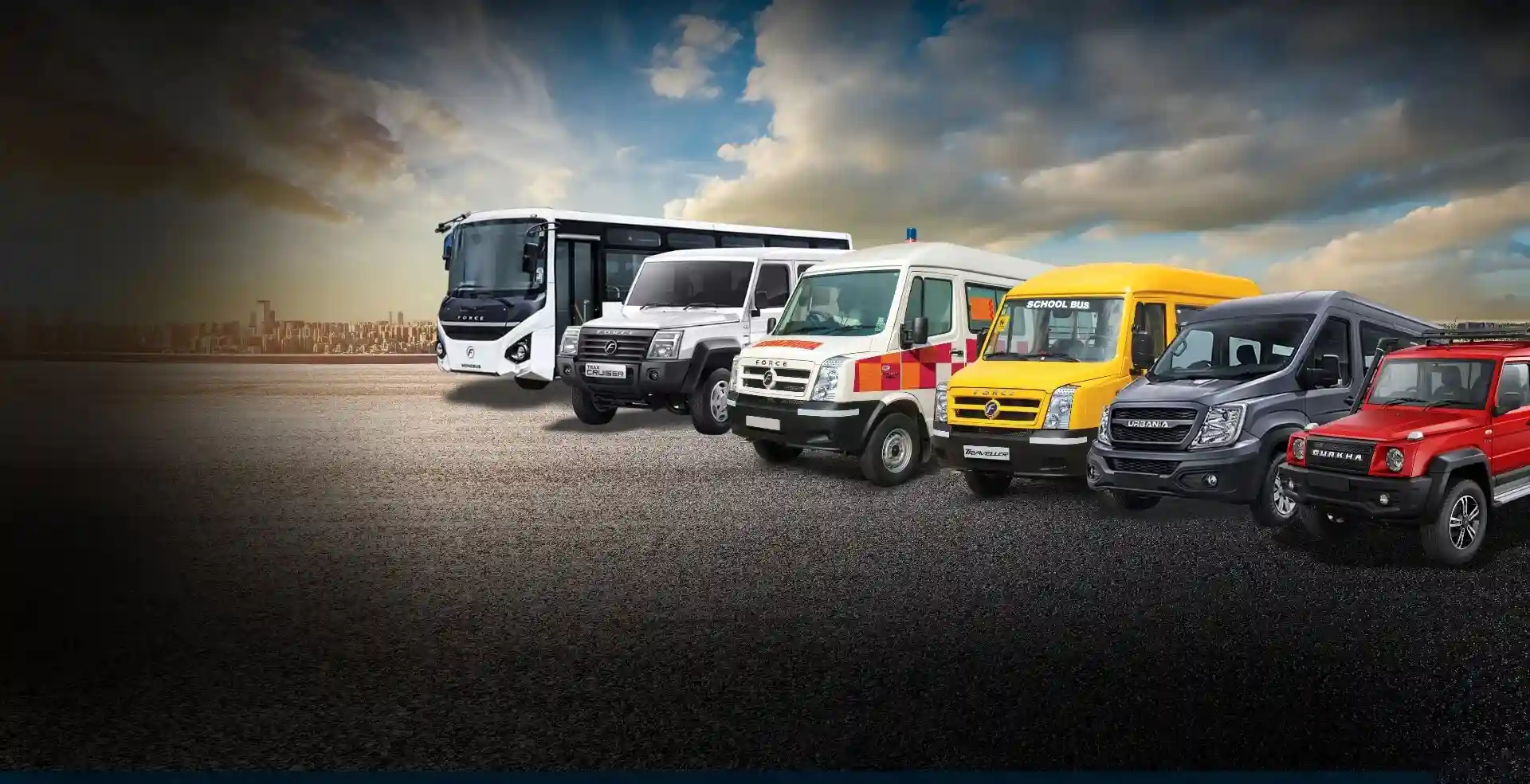 Force Motors business vehicle range